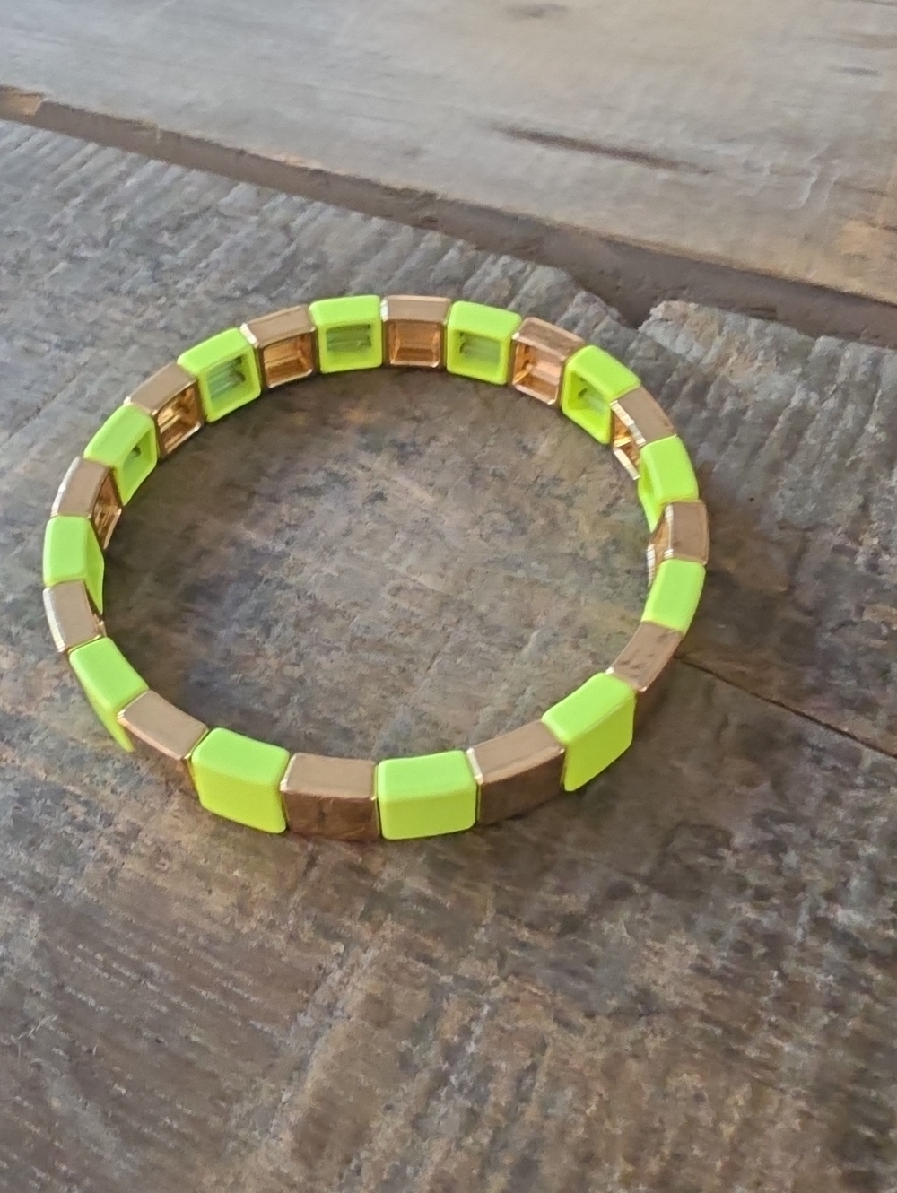 Color Block Stretch Bracelets in Multicolor - Picture 4 of 5